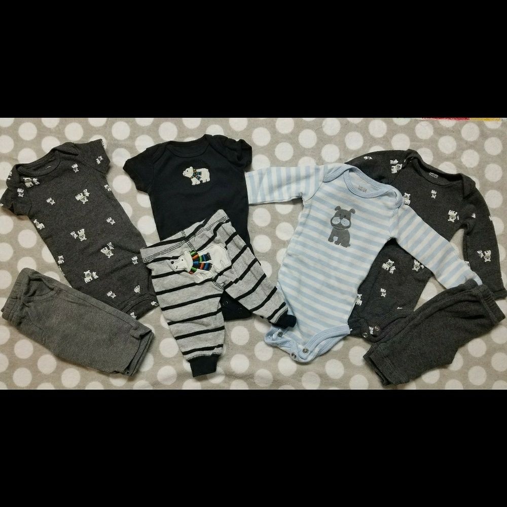 7PC NB Baby Boy Bundle